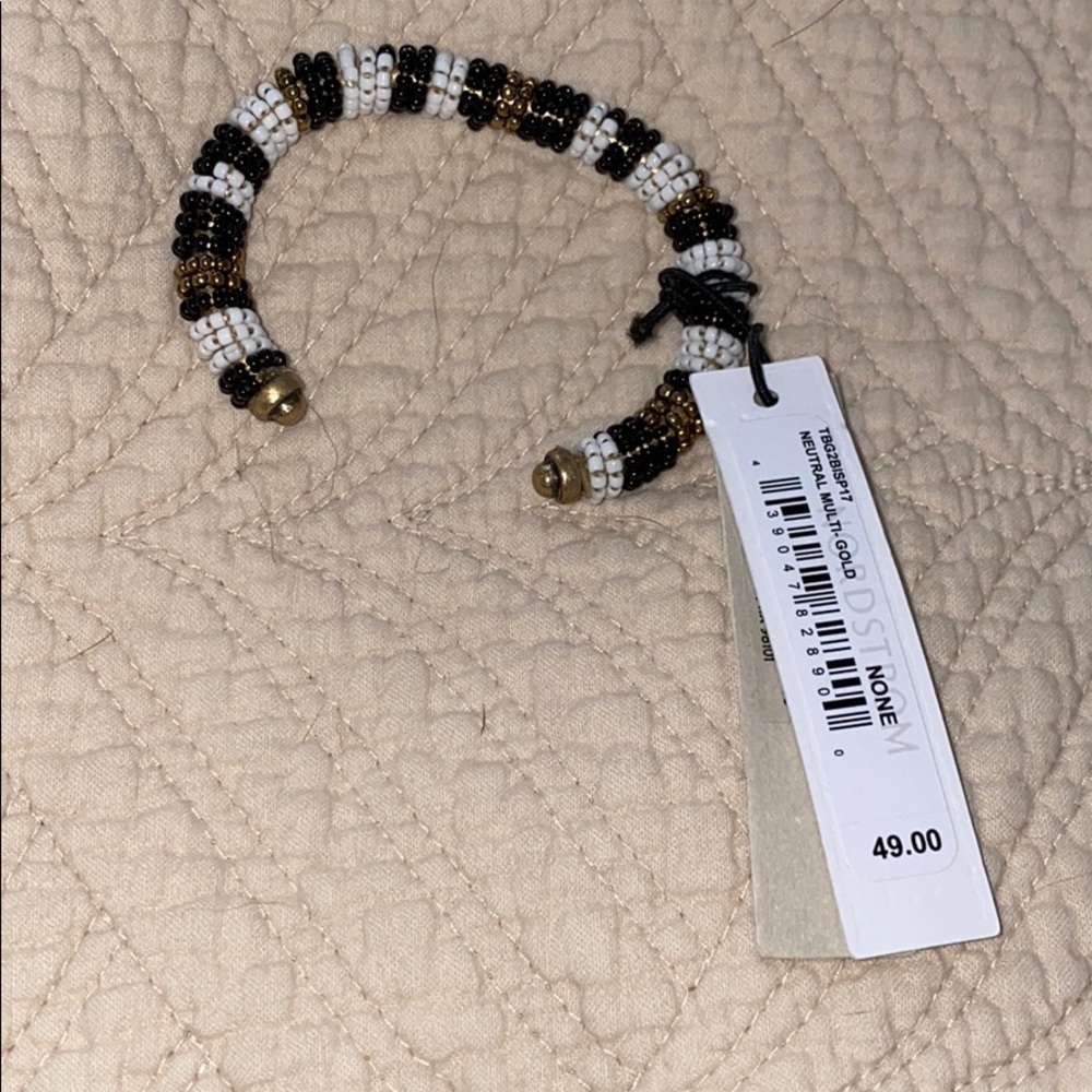 Treasure & Bond Beaded Cuff Bracelet - Picture 4 of 4